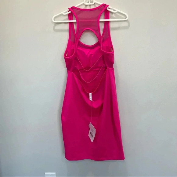 Fabletics Tropez Dress Hot Pink size M - Picture 3 of 10